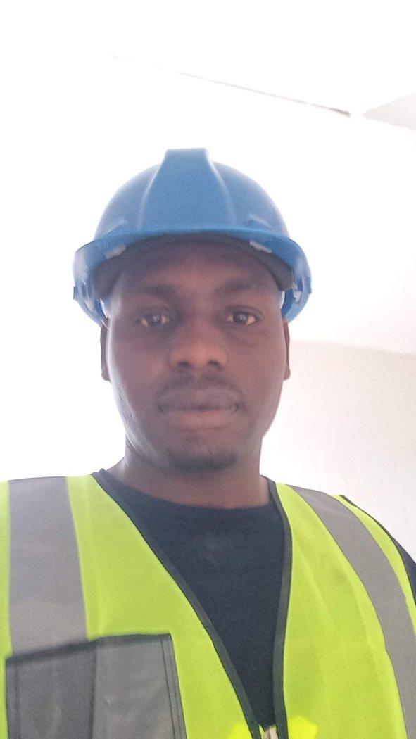 Electrical technician on site